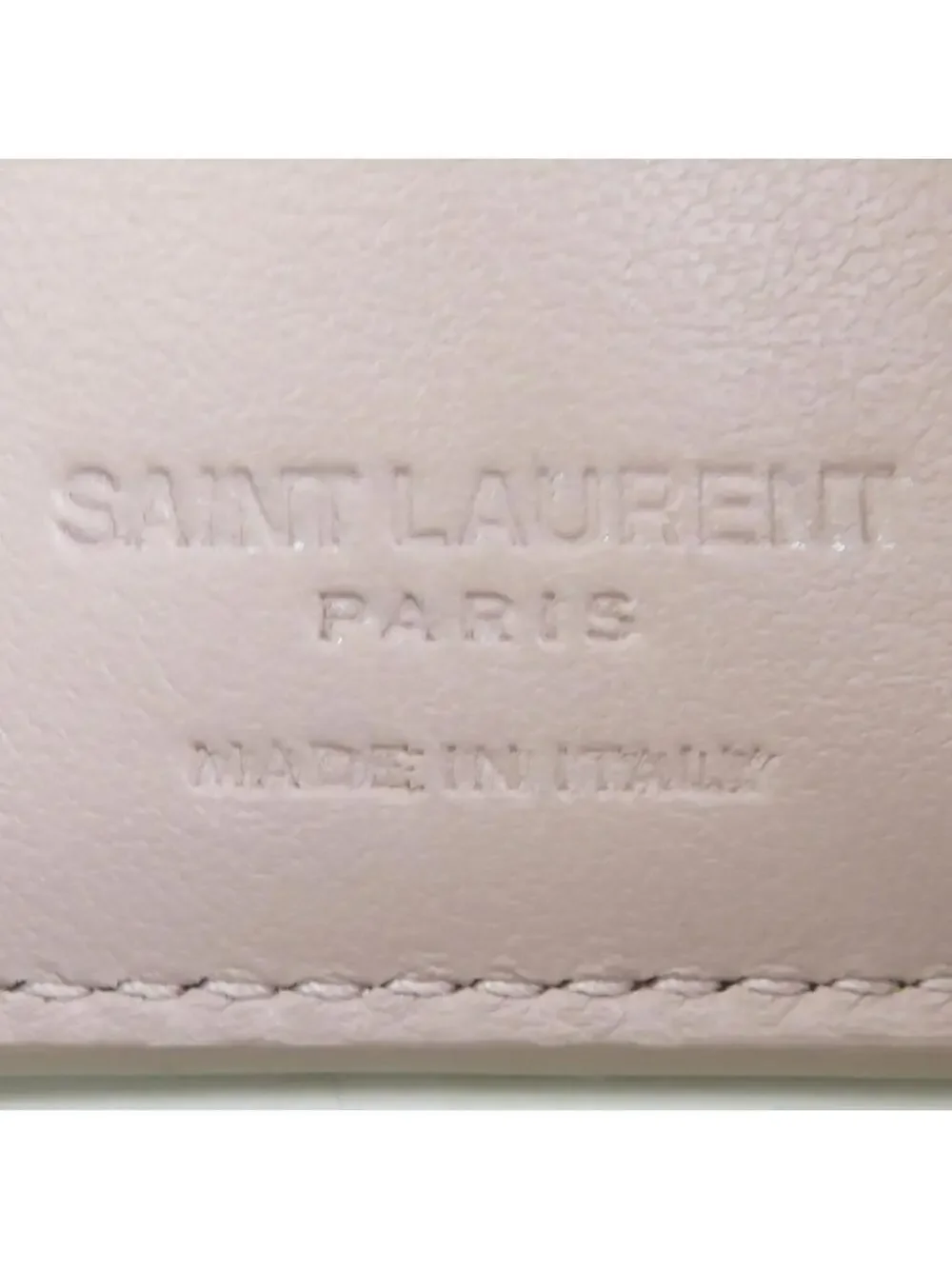 Auth Saint Laurent Trifold Wallet Pink #280351S16B